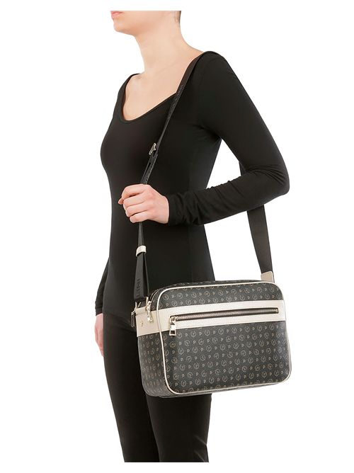 Borsa A Spalla Heritage Logo Classic Nero/avorio POLLINI | TE8402PP02Q11/00C